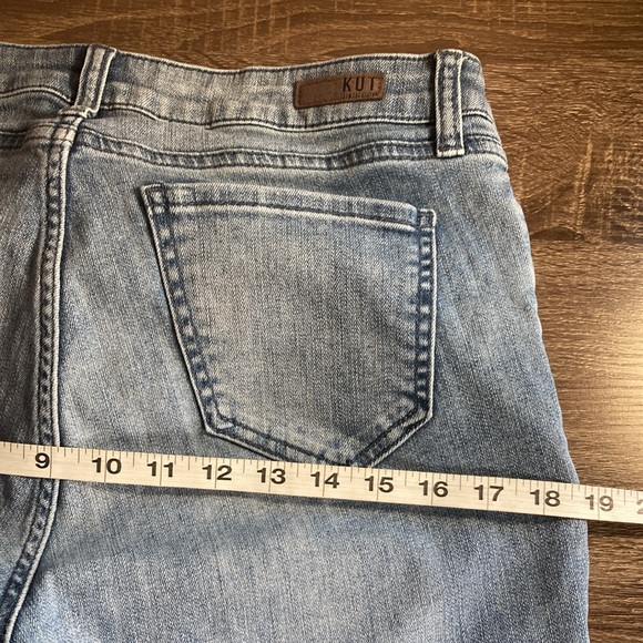 Women’s EUC Kut From The Kloth Cropped Straight Leg Jeans Size 10 - Picture 9 of 9
